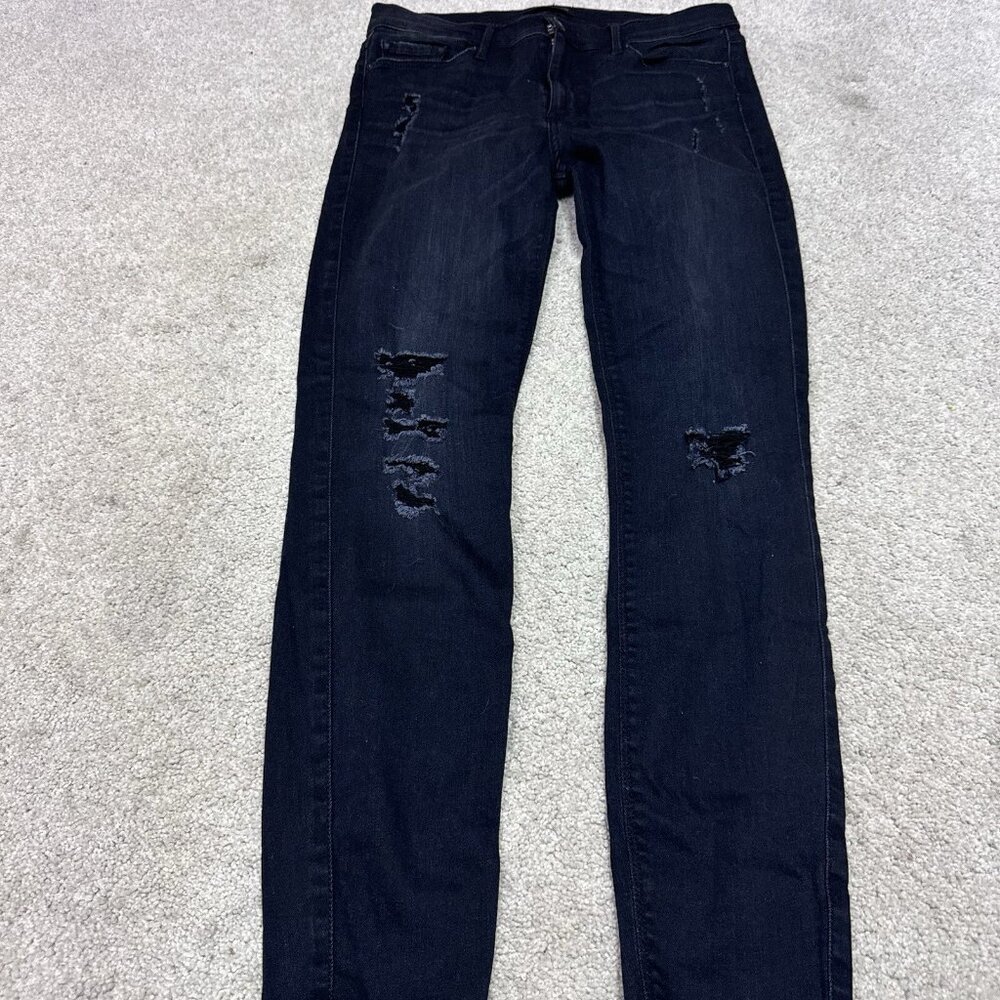 Black Orchid Jeans Women’s Black Distressed Skinny Pockets Size 28 - Picture 8 of 12